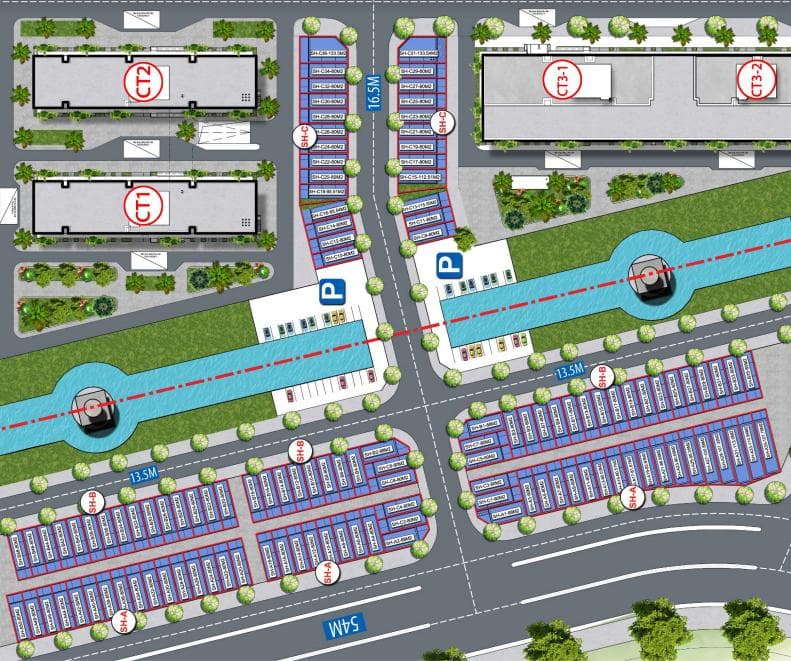 KHU ĐÔ THỊ CÁT TƯỜNG SMART CITY - mat bang