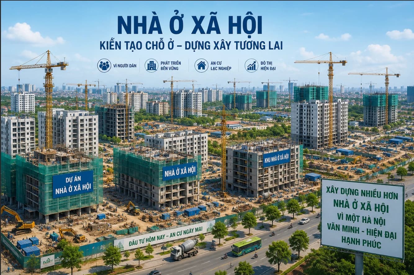 Làn sóng đại dự án nhà ở xã hội sắp đổ bộ Hà Nội, khu vực phía Tây chiếm ưu thế quy mô
